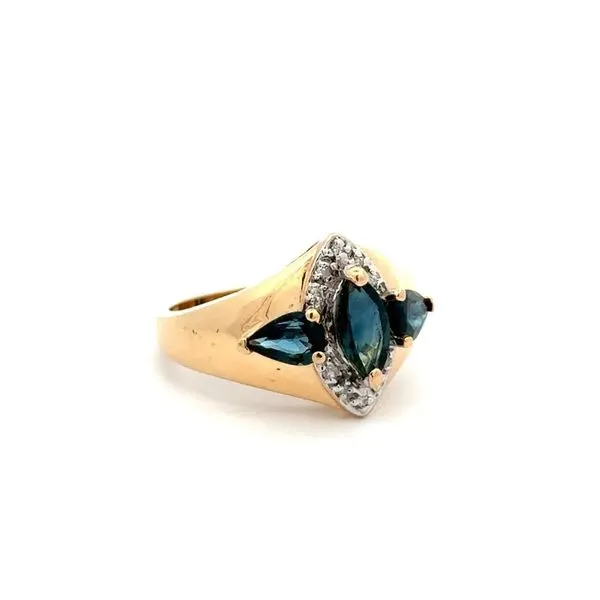 Sapphire and Diamond Ring Image 2 Joint Venture Jewelry Cary, NC