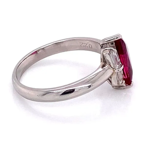 Rubellite Tourmaline Ring Image 2 Joint Venture Jewelry Cary, NC