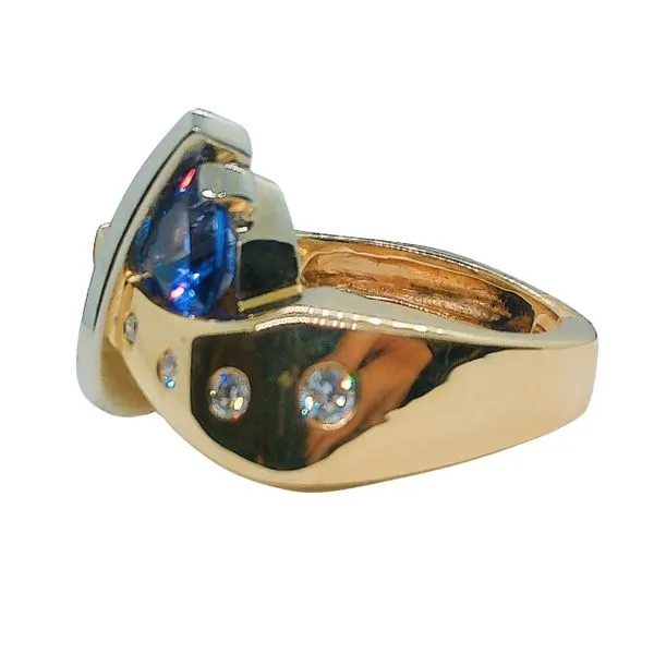 Tanzanite and Diamond Ring Image 2 Joint Venture Jewelry Cary, NC