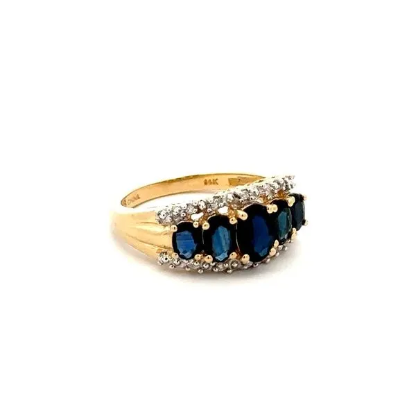 Sapphire Band Ring Image 2 Joint Venture Jewelry Cary, NC