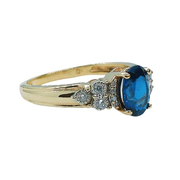 Sapphire and Diamond Ring Image 2 Joint Venture Jewelry Cary, NC