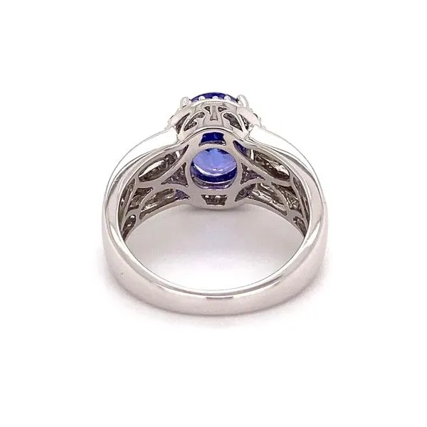 Tanzanite and Diamond Ring Image 3 Joint Venture Jewelry Cary, NC