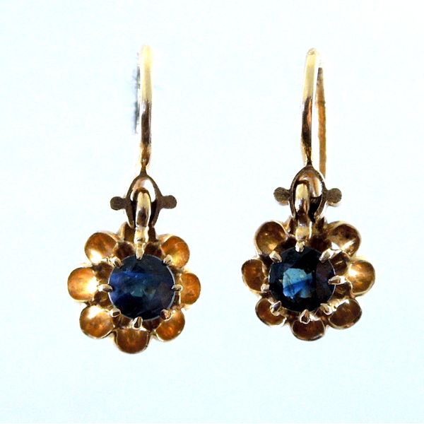 Blue Flower Earrings Joint Venture Jewelry Cary, NC