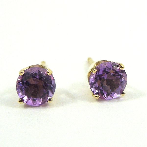 Amethyst Studs Joint Venture Jewelry Cary, NC