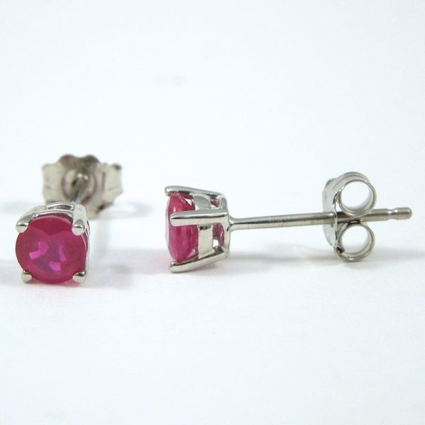 Ruby Stud Earrings Joint Venture Jewelry Cary, NC