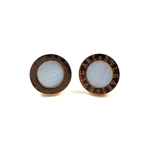 Bvlgari Mother of Pearl Earrings Joint Venture Jewelry Cary, NC