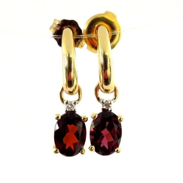 Garnet Earrings Joint Venture Jewelry Cary, NC