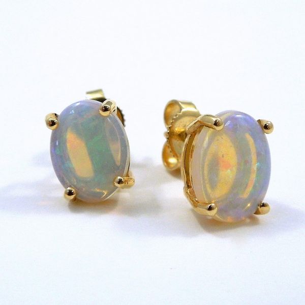 Opal Earrings Joint Venture Jewelry Cary, NC