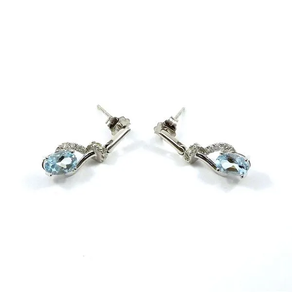 Aquamarine Earrings Image 2 Joint Venture Jewelry Cary, NC