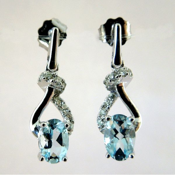 Aquamarine Earrings Joint Venture Jewelry Cary, NC