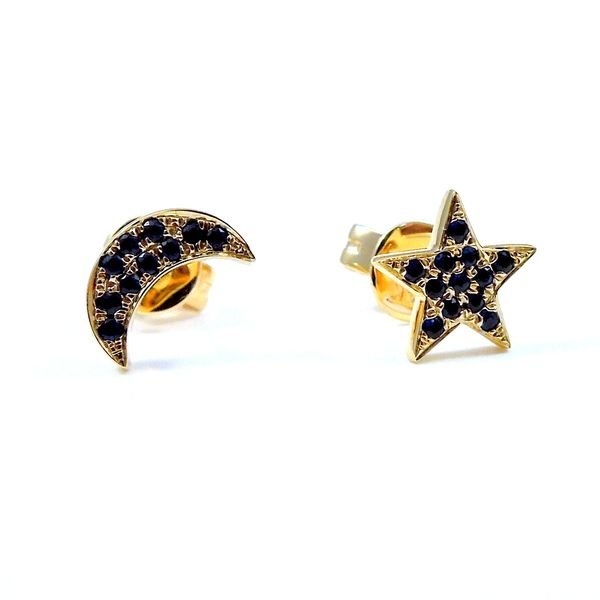 Star and Moon Earrings Joint Venture Jewelry Cary, NC