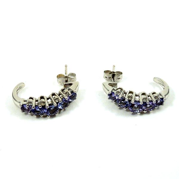 Tanzanite Earrings Image 2 Joint Venture Jewelry Cary, NC