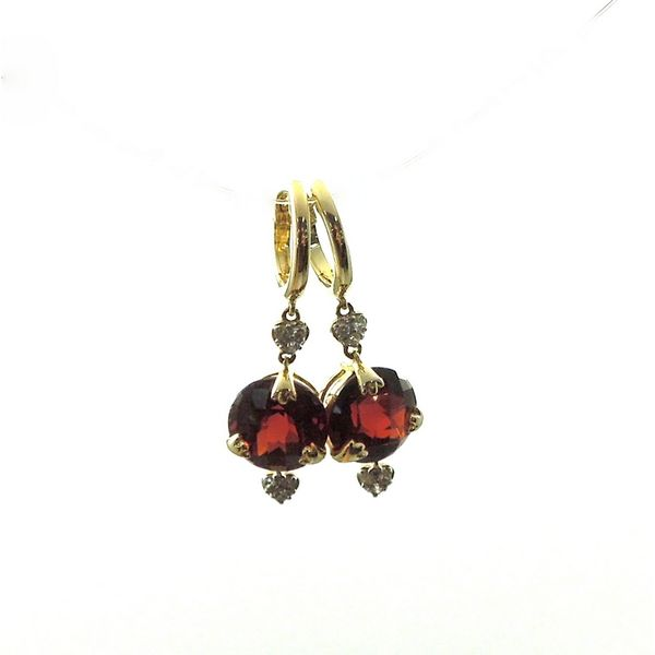 Garnet Earrings Image 2 Joint Venture Jewelry Cary, NC