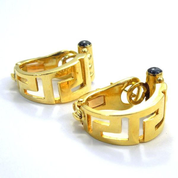 Greek Key Earrings Image 2 Joint Venture Jewelry Cary, NC