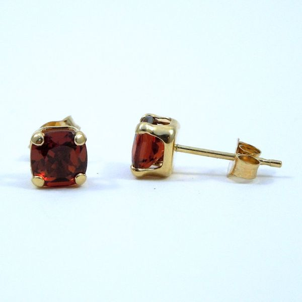 Garnet Stud Earrings Image 2 Joint Venture Jewelry Cary, NC