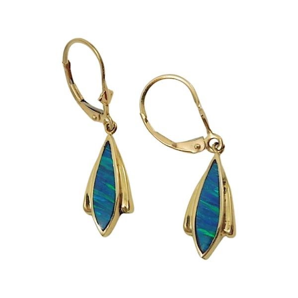 Opal Inlay Earring Joint Venture Jewelry Cary, NC