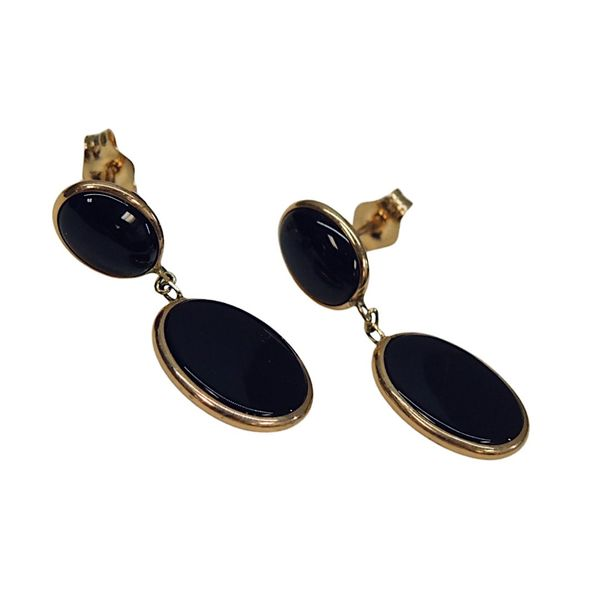 Onyx Drop Stud Earrings Joint Venture Jewelry Cary, NC