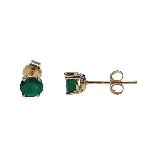 Emerald Stud Earrings Image 2 Joint Venture Jewelry Cary, NC