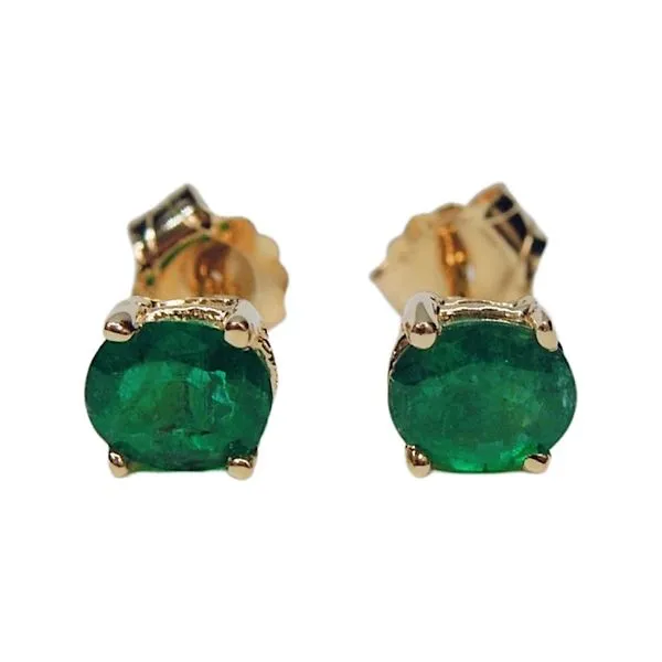 Emerald Stud Earrings Joint Venture Jewelry Cary, NC