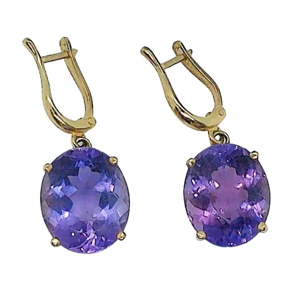 Large Amethyst Earrings Image 3 Joint Venture Jewelry Cary, NC