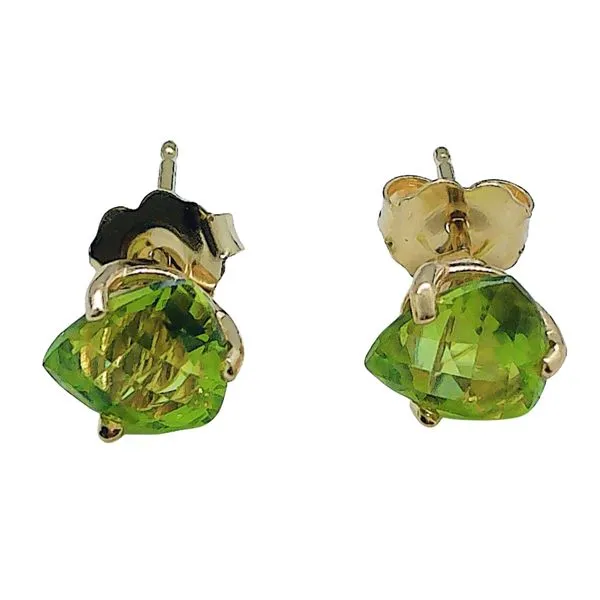 Peridot Stud Earrings Image 3 Joint Venture Jewelry Cary, NC