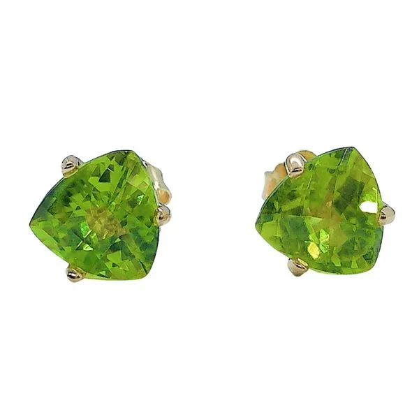 Peridot Stud Earrings Joint Venture Jewelry Cary, NC