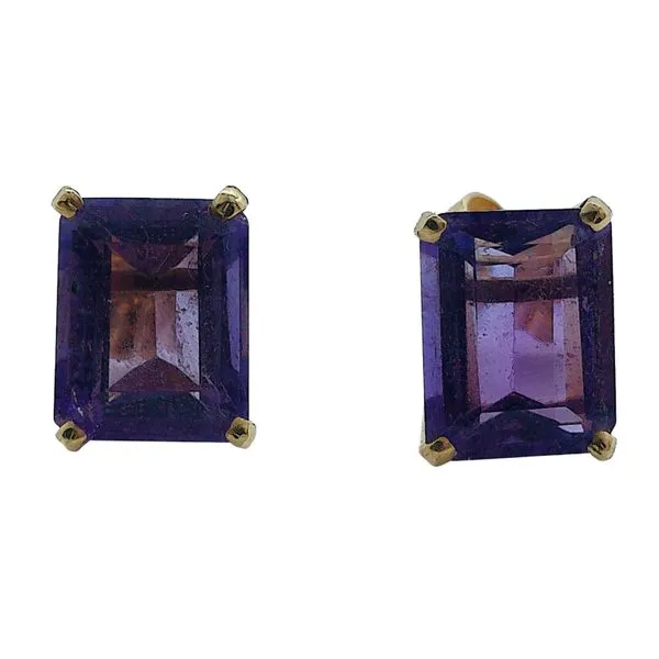 Amethyst Stud Earrings Joint Venture Jewelry Cary, NC