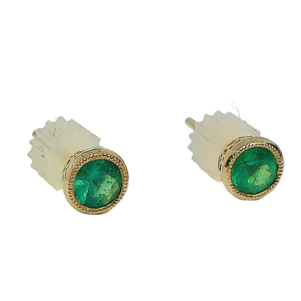 Emerald Stud Earrings Image 2 Joint Venture Jewelry Cary, NC