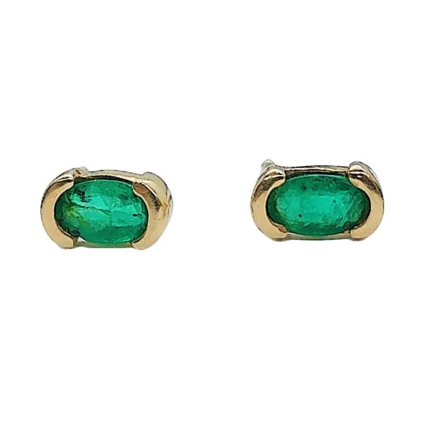 Small Emerald Studs Joint Venture Jewelry Cary, NC