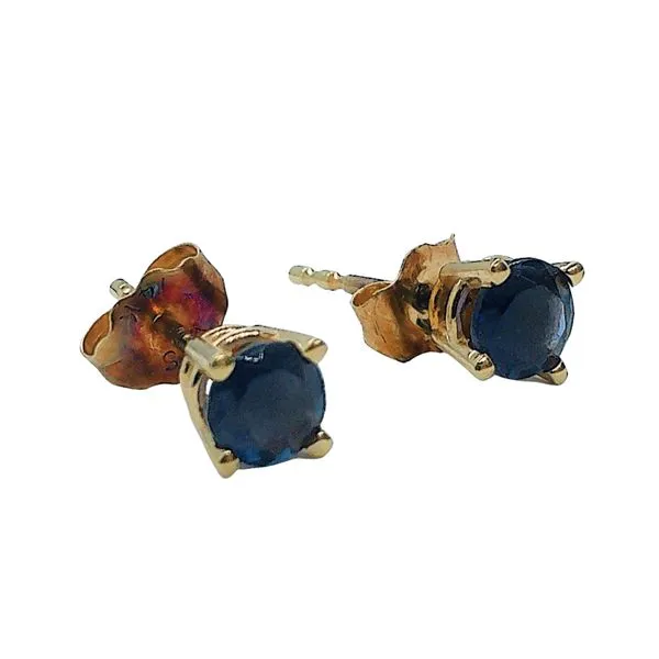 Sapphire Stud Earrings Image 2 Joint Venture Jewelry Cary, NC
