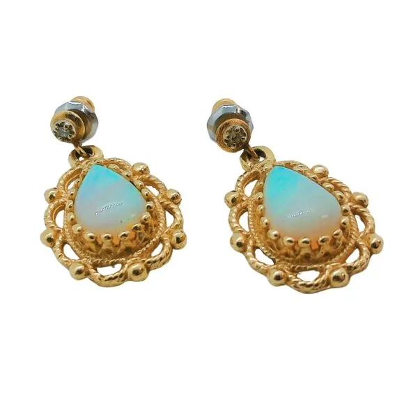 Opal Drop Earrings Image 2 Joint Venture Jewelry Cary, NC