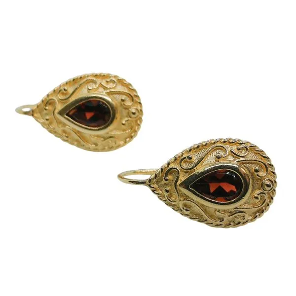 Garnet Earrings Joint Venture Jewelry Cary, NC
