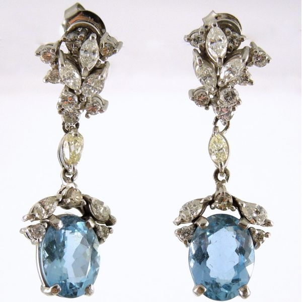 Vintage Aquamarine Earrings Joint Venture Jewelry Cary, NC