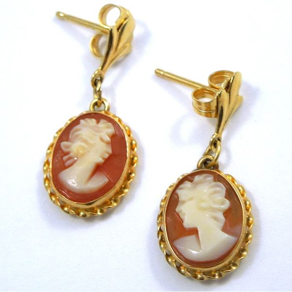Cameo Drop Earrings Joint Venture Jewelry Cary, NC