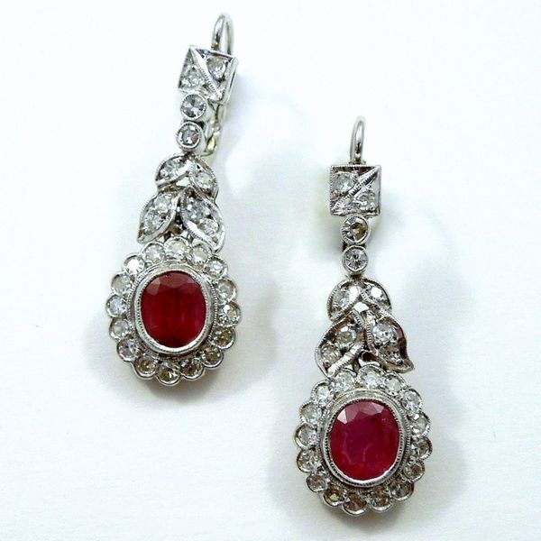 Burma Ruby Earrings Joint Venture Jewelry Cary, NC