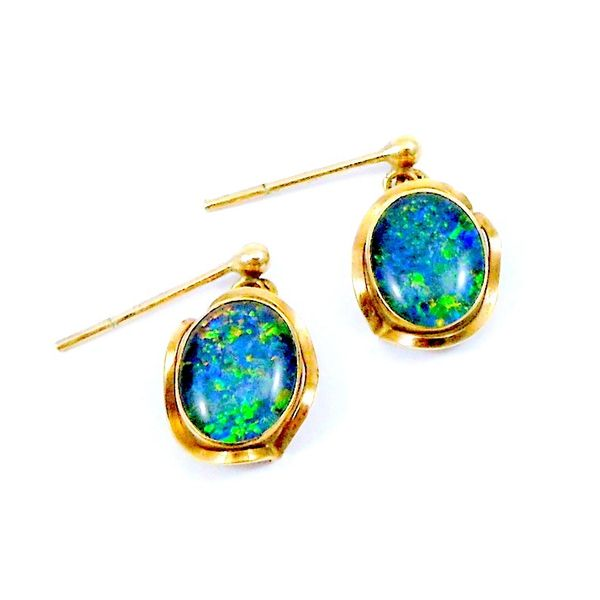 Vintage Opal Earrings Image 2 Joint Venture Jewelry Cary, NC