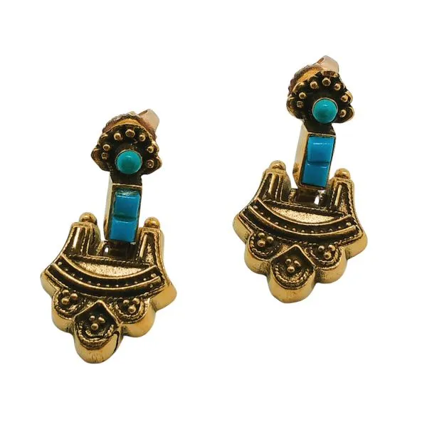 Victorian Turquoise Earrings Joint Venture Jewelry Cary, NC