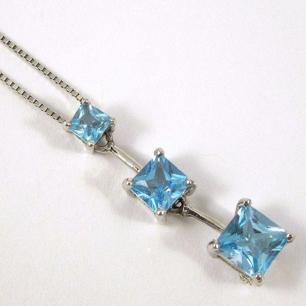 Blue Topaz Pendant Joint Venture Jewelry Cary, NC