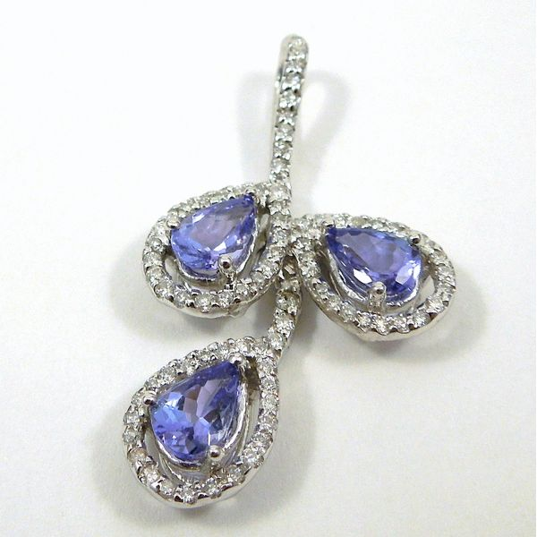 Tanzanite & Diamond Pendant Joint Venture Jewelry Cary, NC