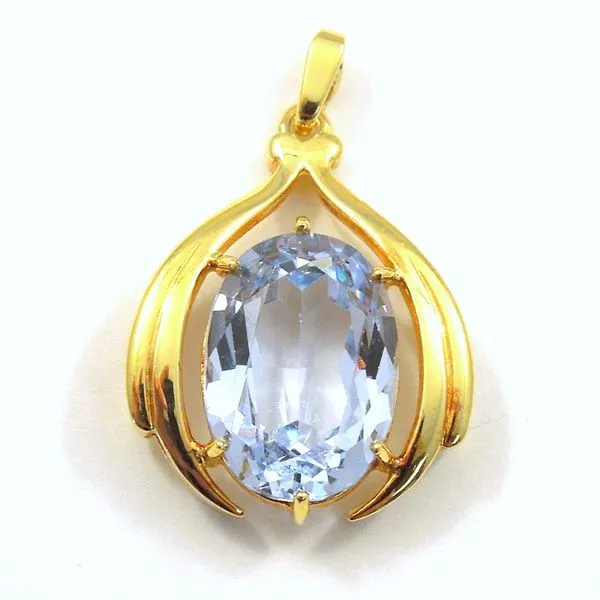 Aqua Pendant Joint Venture Jewelry Cary, NC
