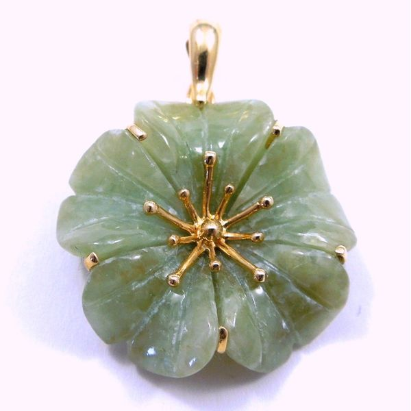 Jade Flower Pendant Joint Venture Jewelry Cary, NC