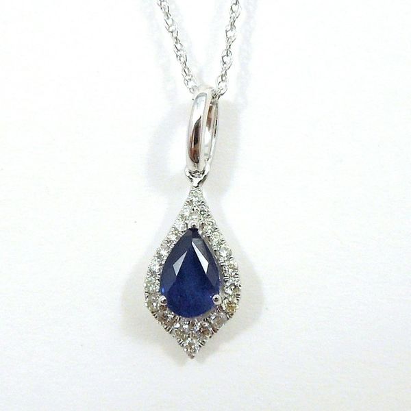 Sapphire and Diamond Pendant Joint Venture Jewelry Cary, NC
