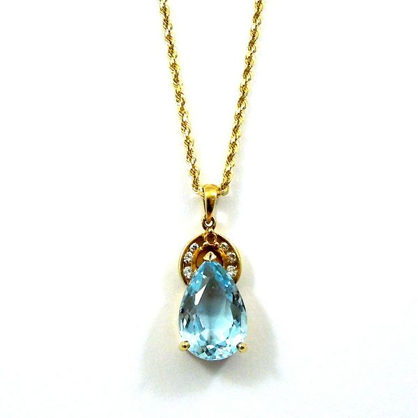 Blue Topaz Pendant Joint Venture Jewelry Cary, NC