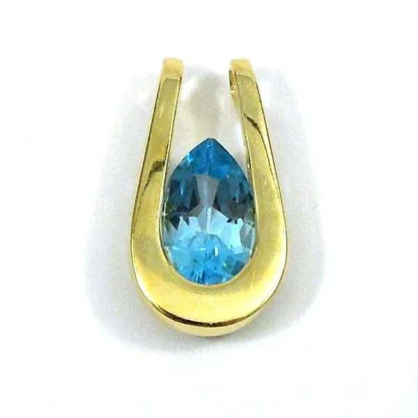 Blue Topaz Slide Joint Venture Jewelry Cary, NC