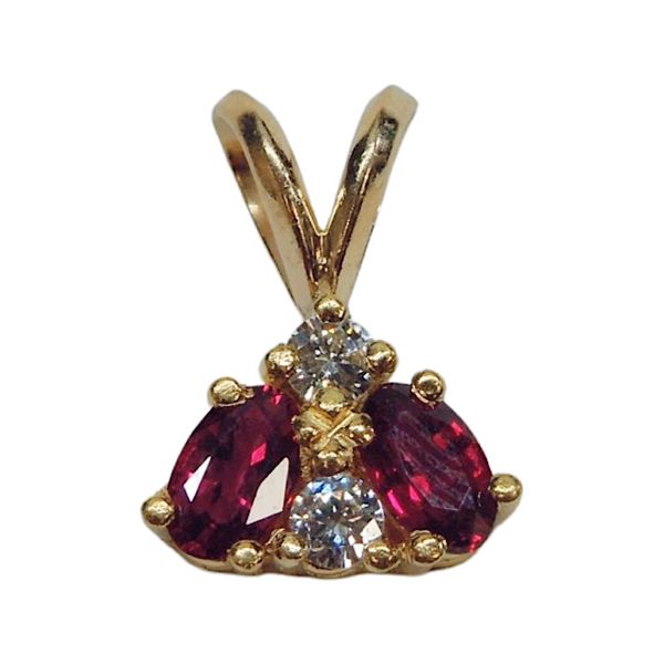 Ruby and Diamond Pendant Joint Venture Jewelry Cary, NC