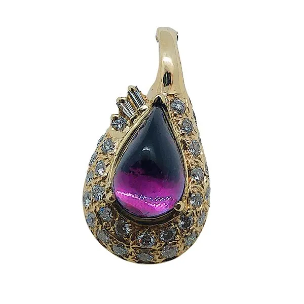 Amethyst and Diamond Enhancer Pendant Joint Venture Jewelry Cary, NC