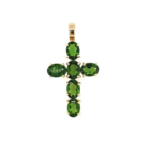 Chrome Diopside Cross Pendant Joint Venture Jewelry Cary, NC
