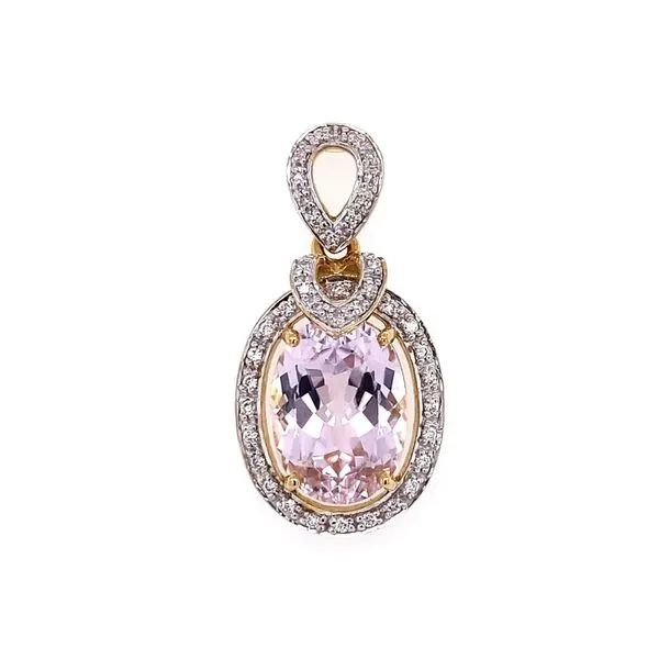 Kunzite and Diamond Pendant Joint Venture Jewelry Cary, NC