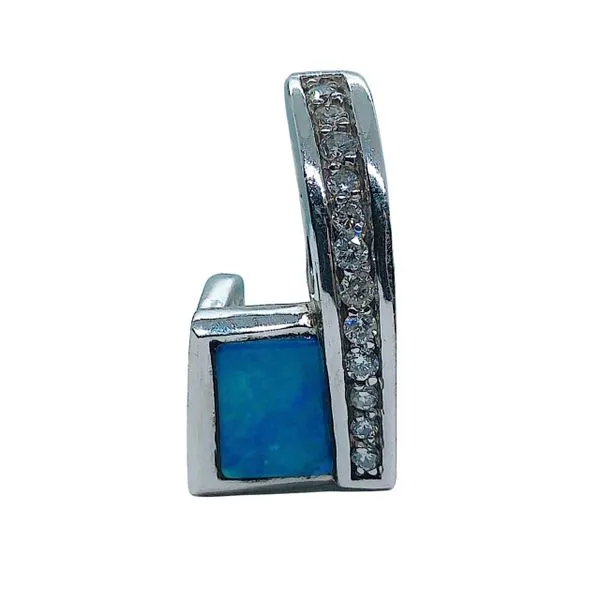 Opal and Diamond Pendant Joint Venture Jewelry Cary, NC