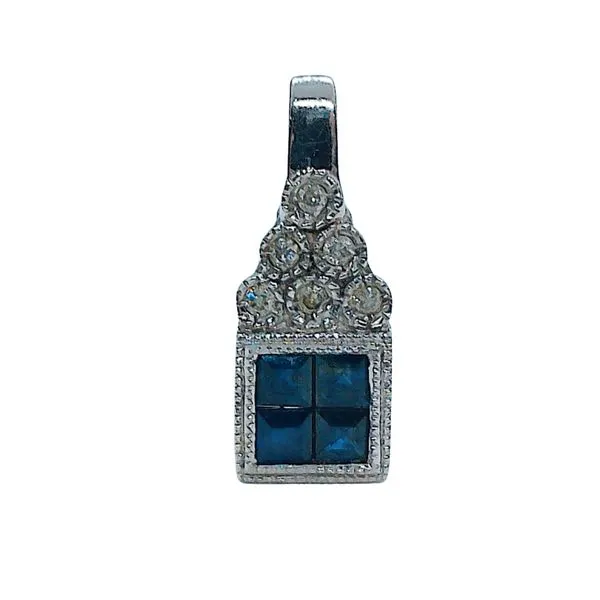 Sapphire and Diamond Pendant Joint Venture Jewelry Cary, NC